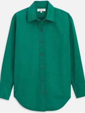 NEW ALEX MILL mercer button down shirt in jaded green